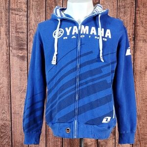 Rare One Industries Heavy Fleece Yamaha Racing Jacket Mint Condition